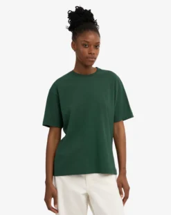 Oversized Organic T-Shirt - Emerald Green