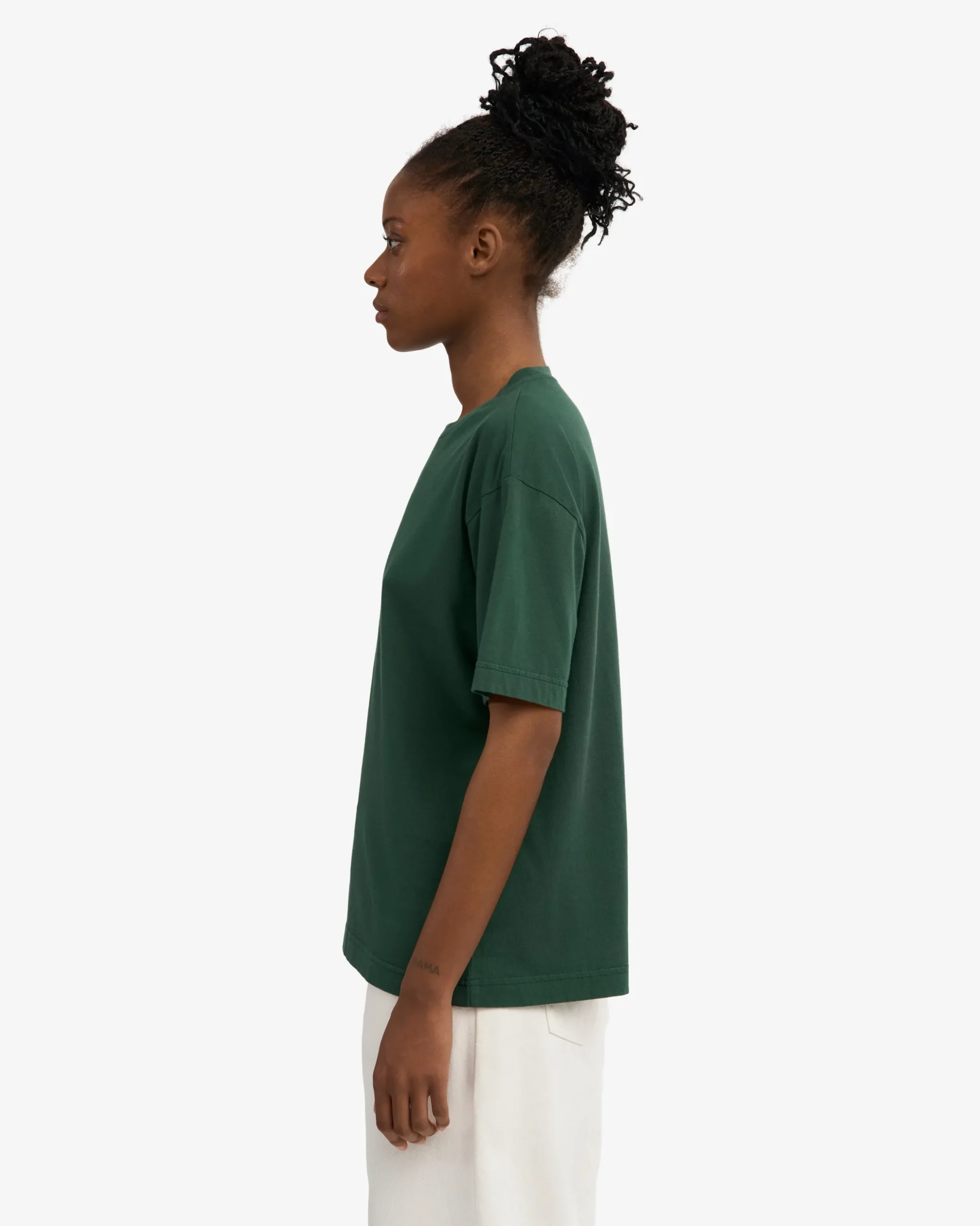 Oversized Organic T-Shirt - Emerald Green