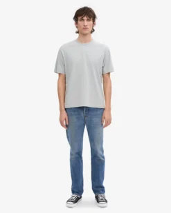 Oversized Organic T-Shirt - Faded Grey