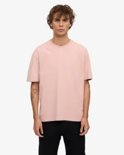 Oversized Organic T-Shirt - Faded Pink