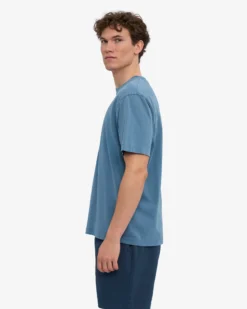 Oversized Organic T-Shirt - Faded Indigo