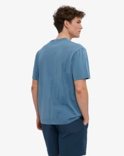 Oversized Organic T-Shirt - Faded Indigo