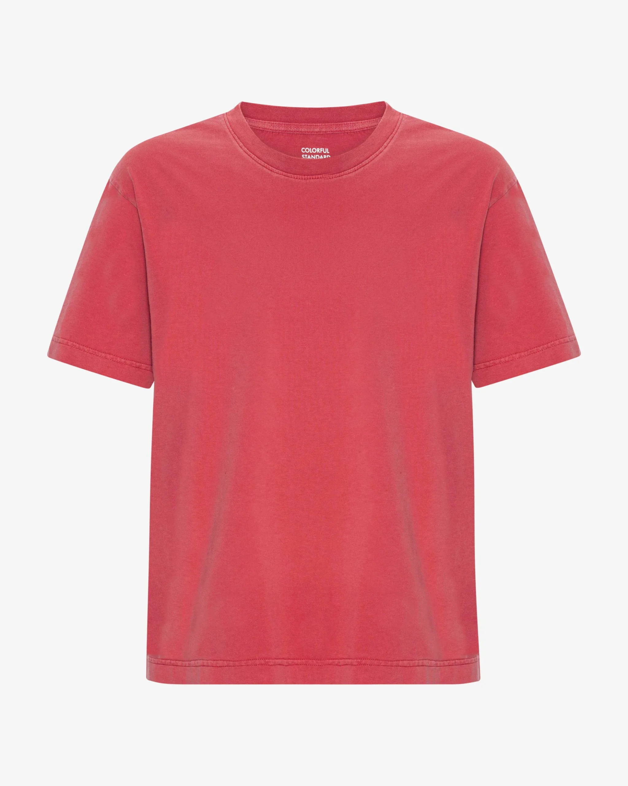 Oversized Organic T-Shirt - Faded Red