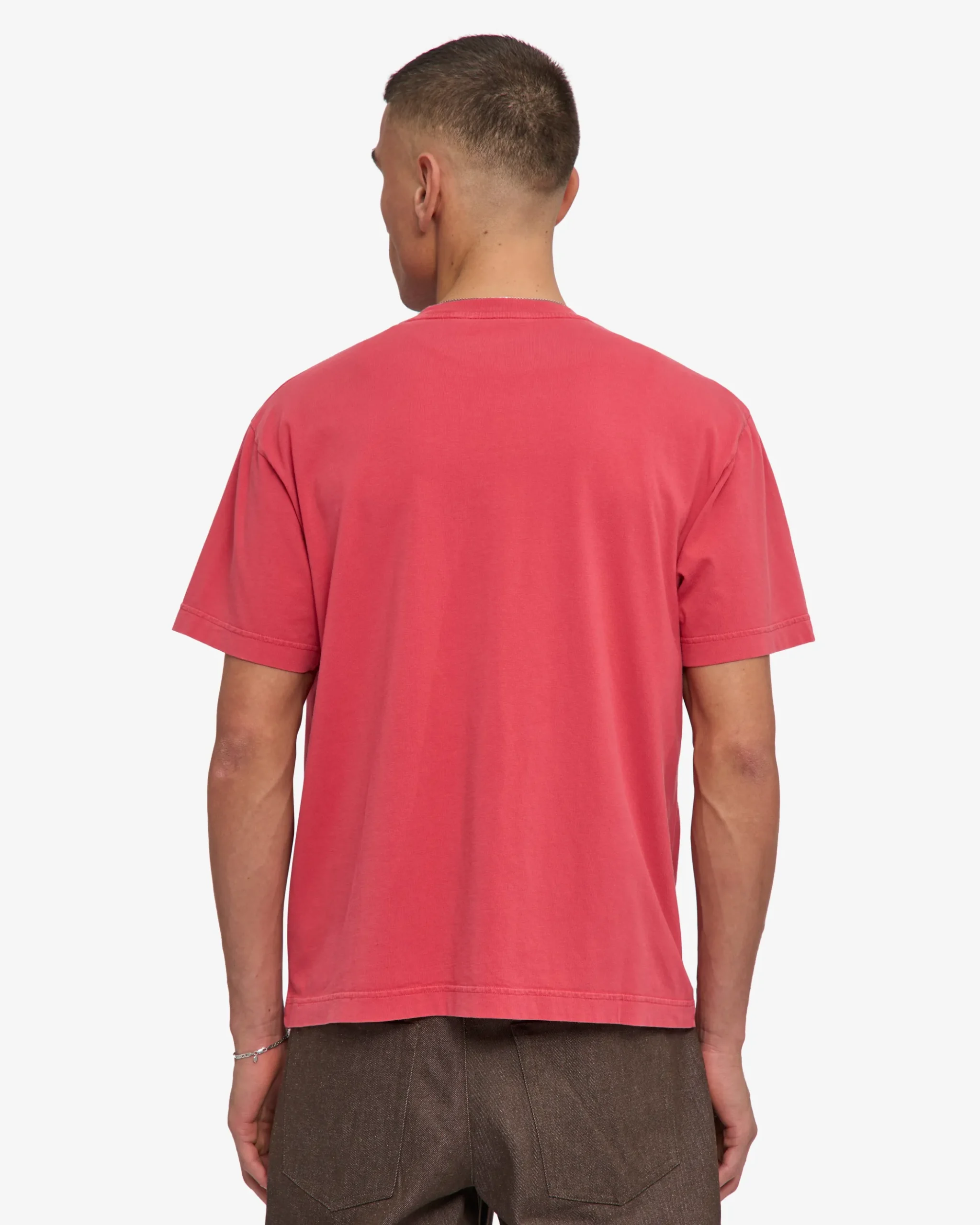 Oversized Organic T-Shirt - Faded Red
