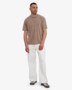 Oversized Organic T-Shirt - Faded Khaki