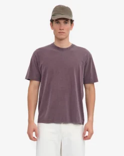 Oversized Organic T-Shirt - Faded Grape