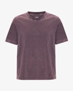 Oversized Organic T-Shirt - Faded Grape