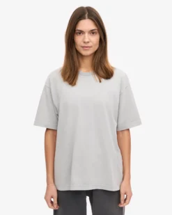 Oversized Organic T-Shirt - Faded Grey