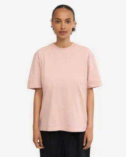 Oversized Organic T-Shirt - Faded Pink