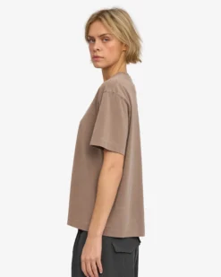 Oversized Organic T-Shirt - Faded Khaki