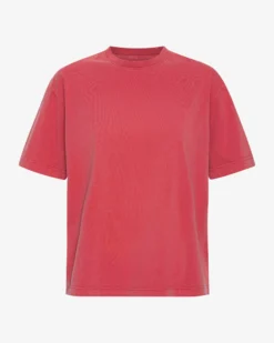 Oversized Organic T-Shirt - Faded Red