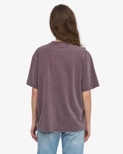 Oversized Organic T-Shirt - Faded Grape