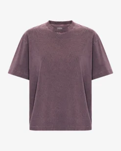 Oversized Organic T-Shirt - Faded Grape