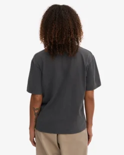 Oversized Organic T-Shirt - Faded Black