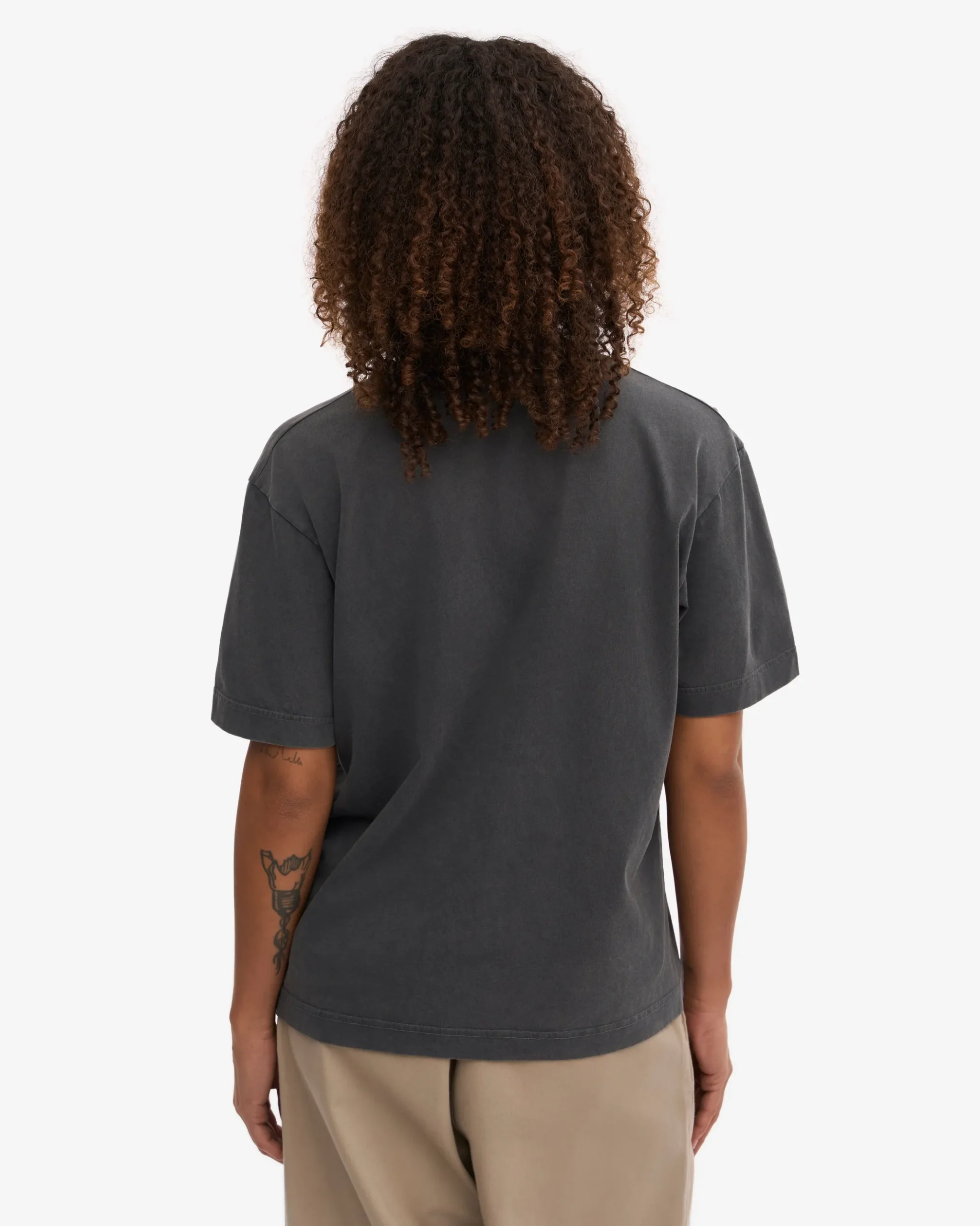 Oversized Organic T-Shirt - Faded Black