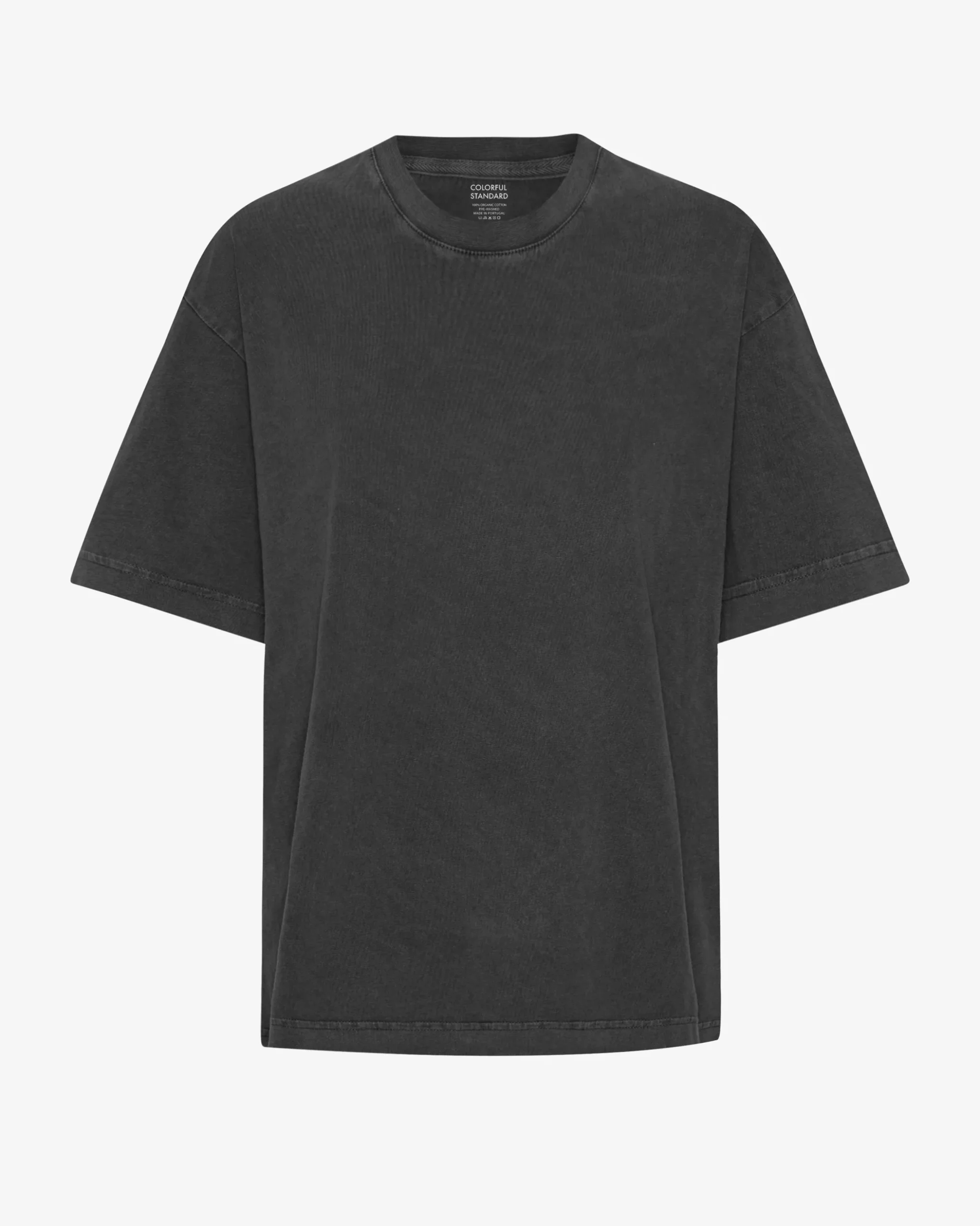 Oversized Organic T-Shirt - Faded Black