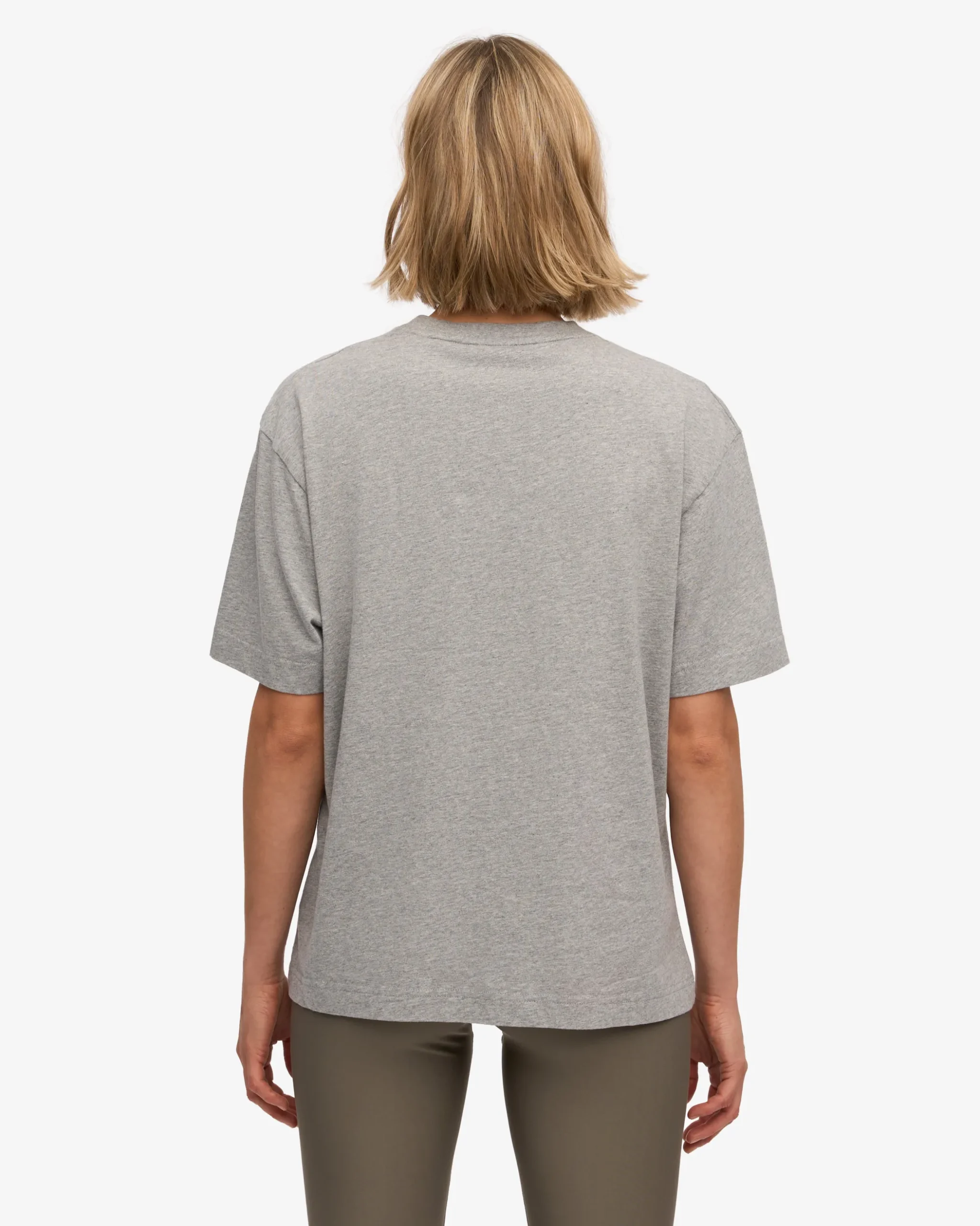 Oversized Organic T-Shirt - Heather Grey