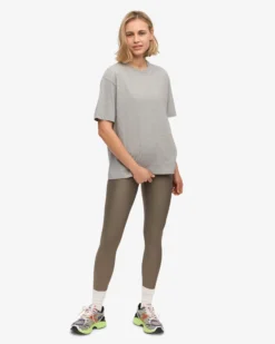 Oversized Organic T-Shirt - Heather Grey