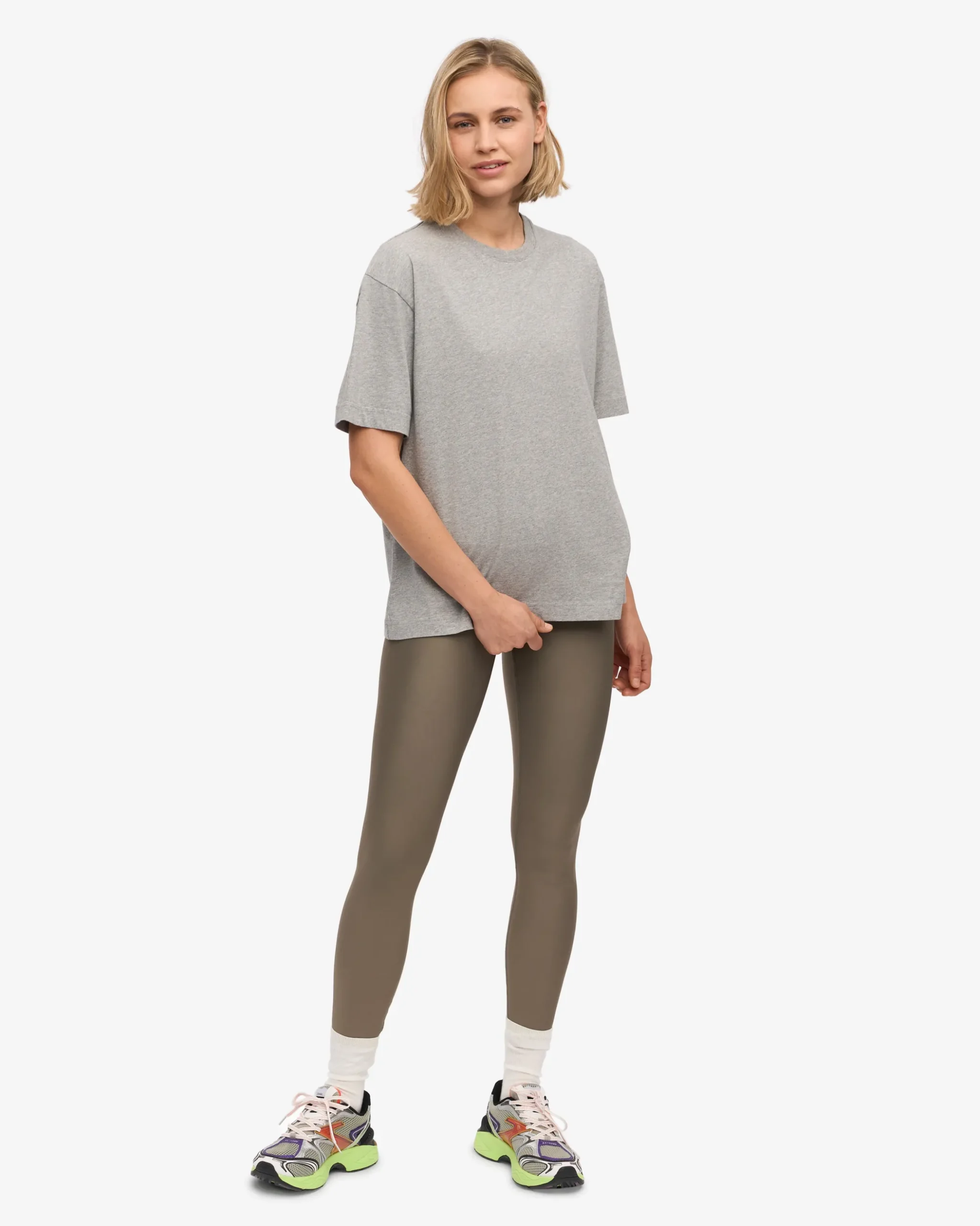 Oversized Organic T-Shirt - Heather Grey