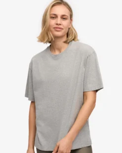 Oversized Organic T-Shirt - Heather Grey