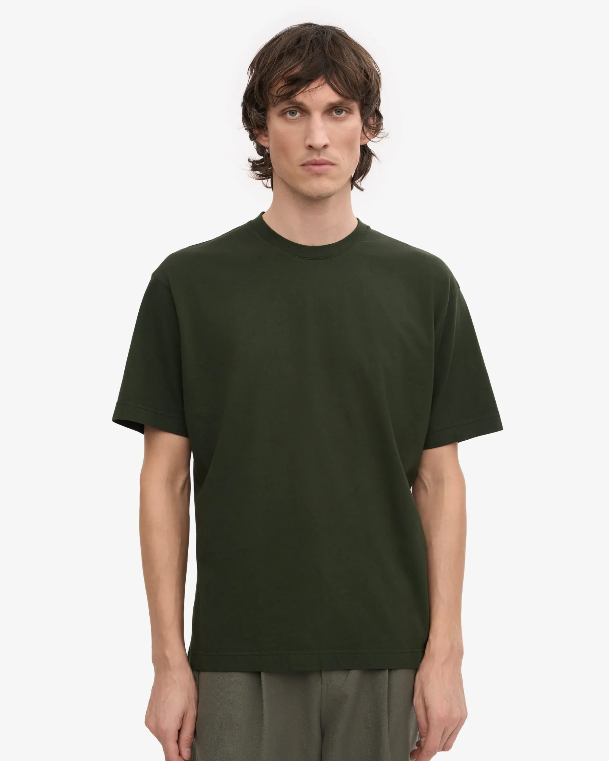 Oversized Organic T-Shirt - Hunter Green