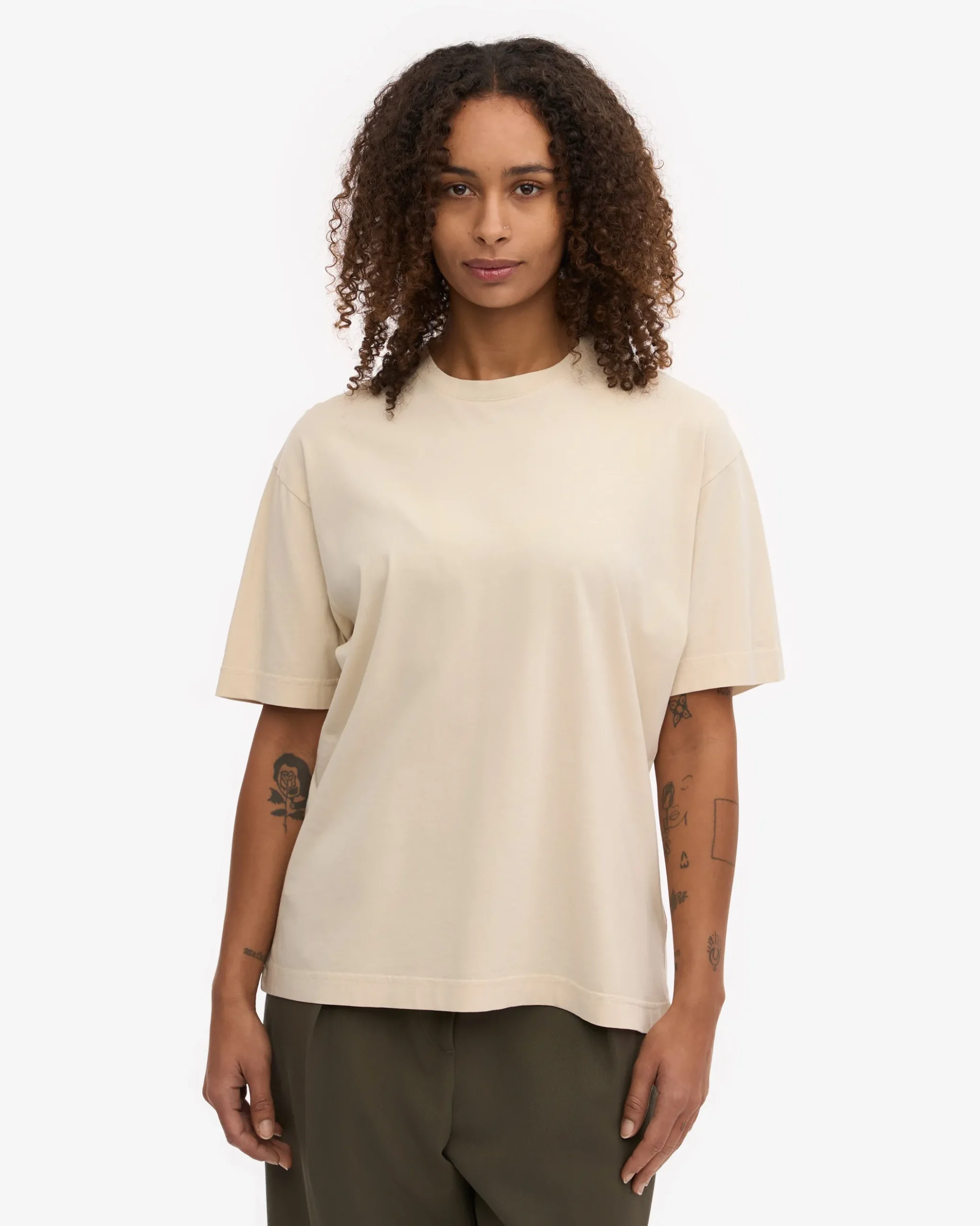 Oversized Organic T-Shirt - Ivory White (3-Pack)