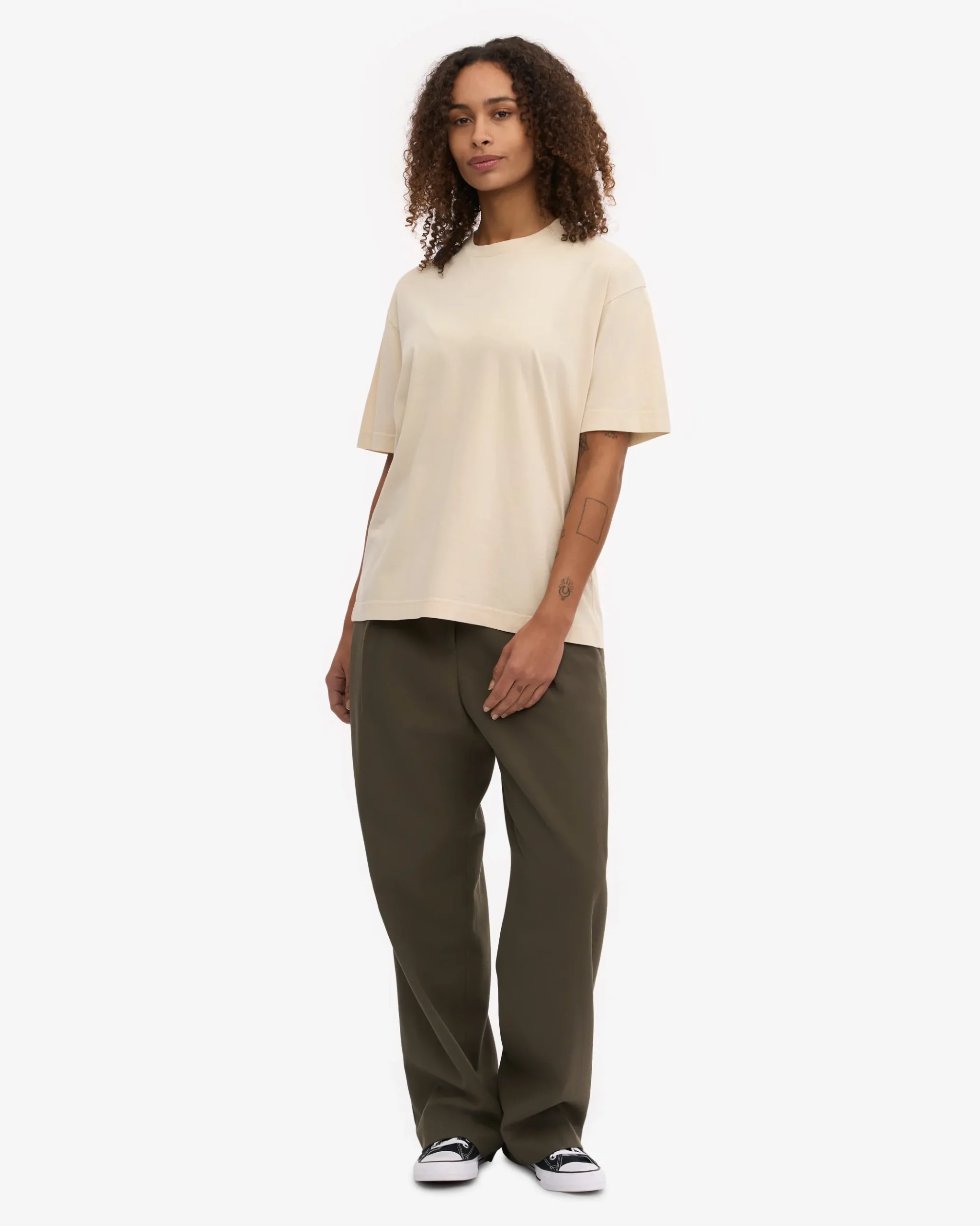 Oversized Organic T-Shirt - Ivory White