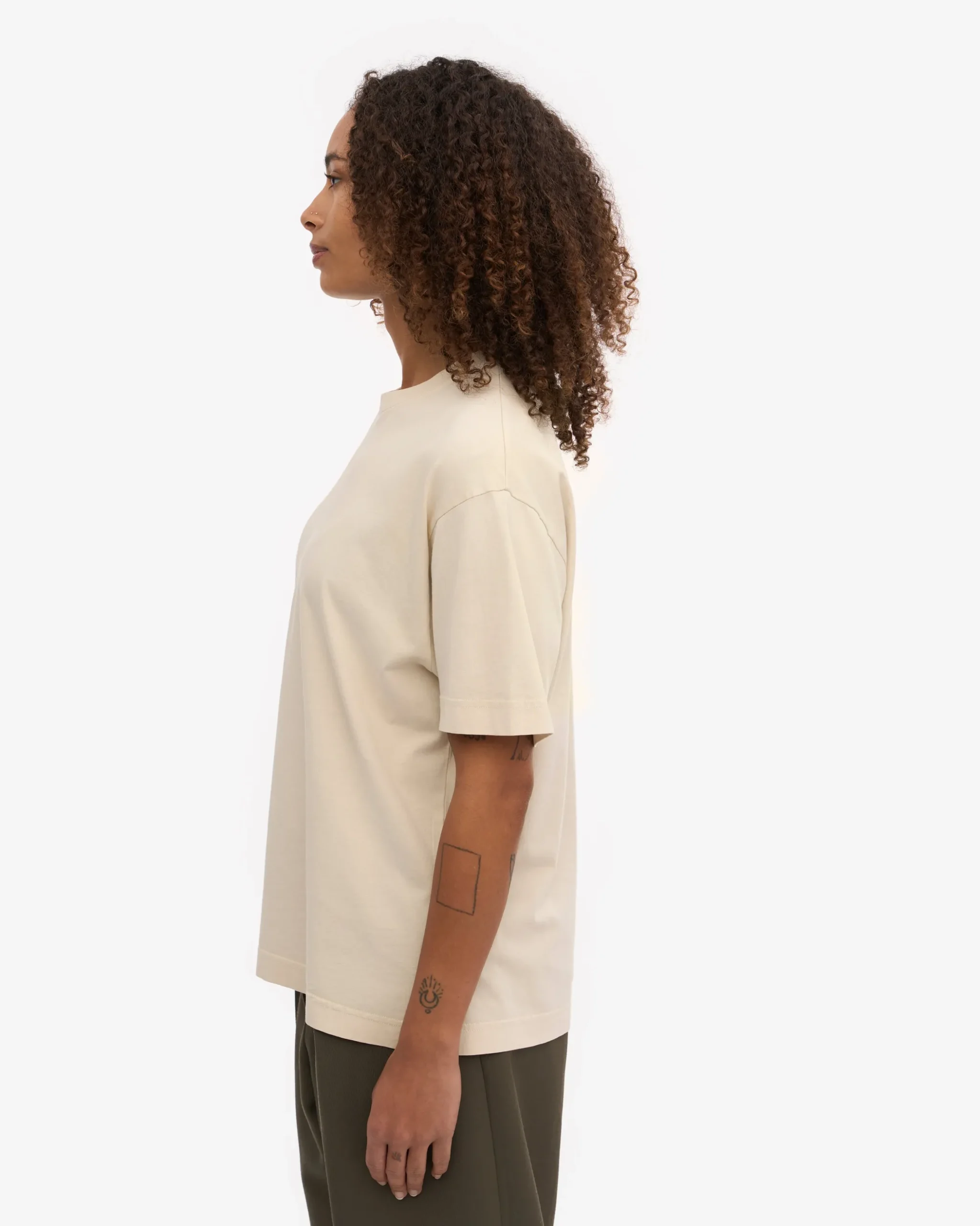 Oversized Organic T-Shirt - Ivory White