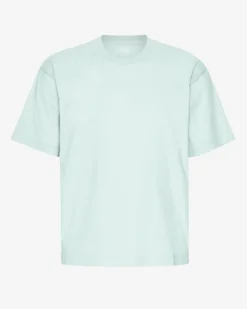 Oversized Organic T-Shirt - Light Aqua