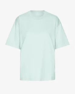 Oversized Organic T-Shirt - Light Aqua