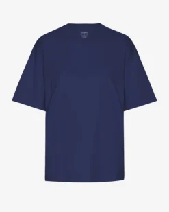 Oversized Organic T-Shirt - Marine Blue