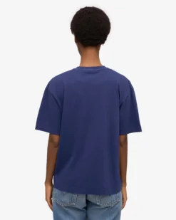 Oversized Organic T-Shirt - Marine Blue