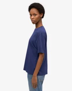 Oversized Organic T-Shirt - Marine Blue