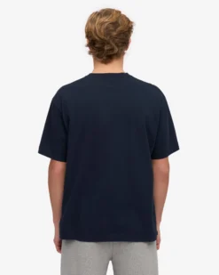 Oversized Organic T-Shirt - Navy Blue
