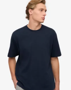 Oversized Organic T-Shirt - Navy Blue (3-Pack)