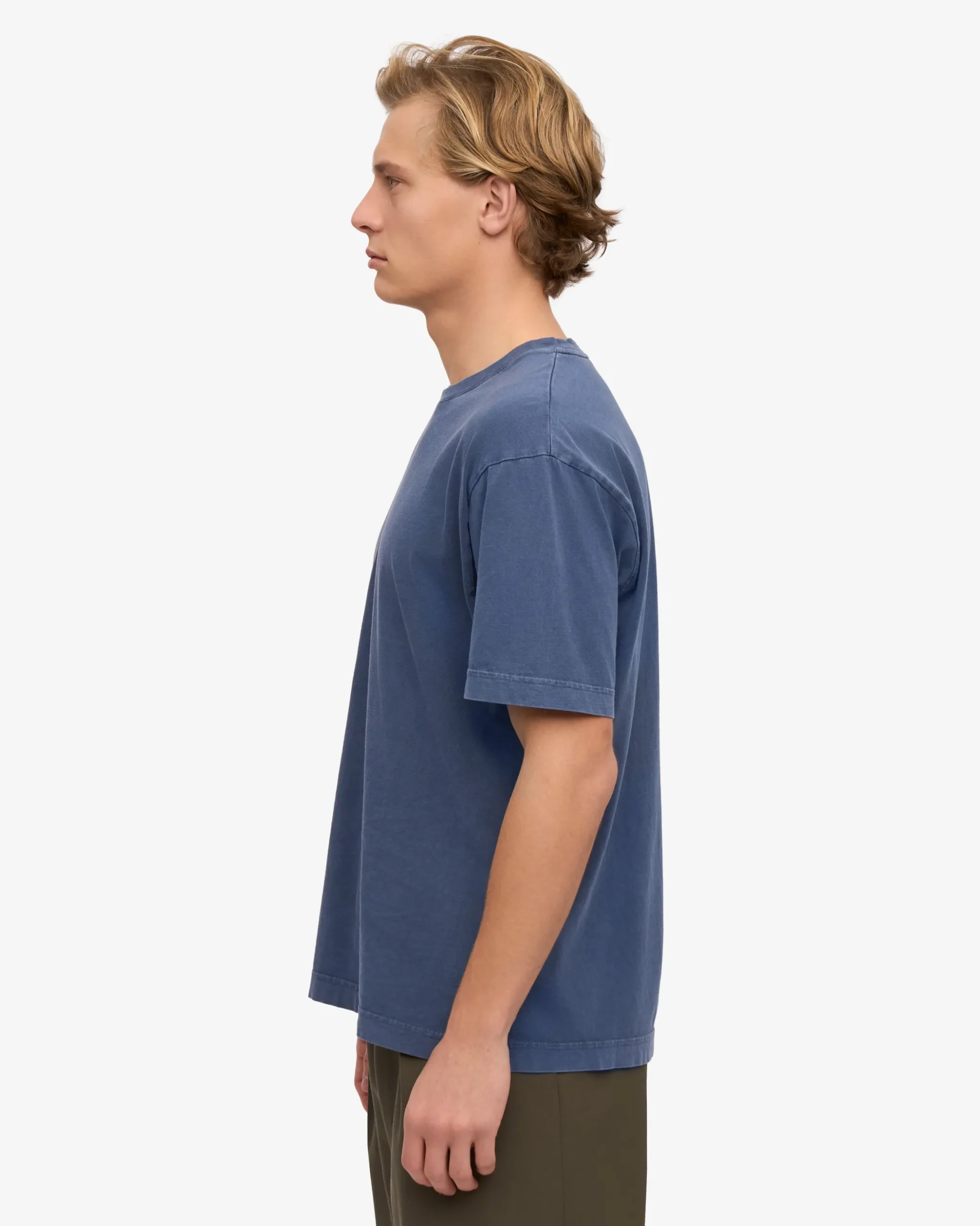 Oversized Organic T-Shirt - Neptune Blue