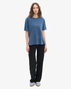 Oversized Organic T-Shirt - Neptune Blue