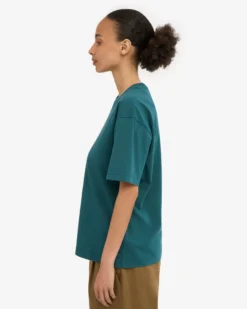 Oversized Organic T-Shirt - Ocean Green