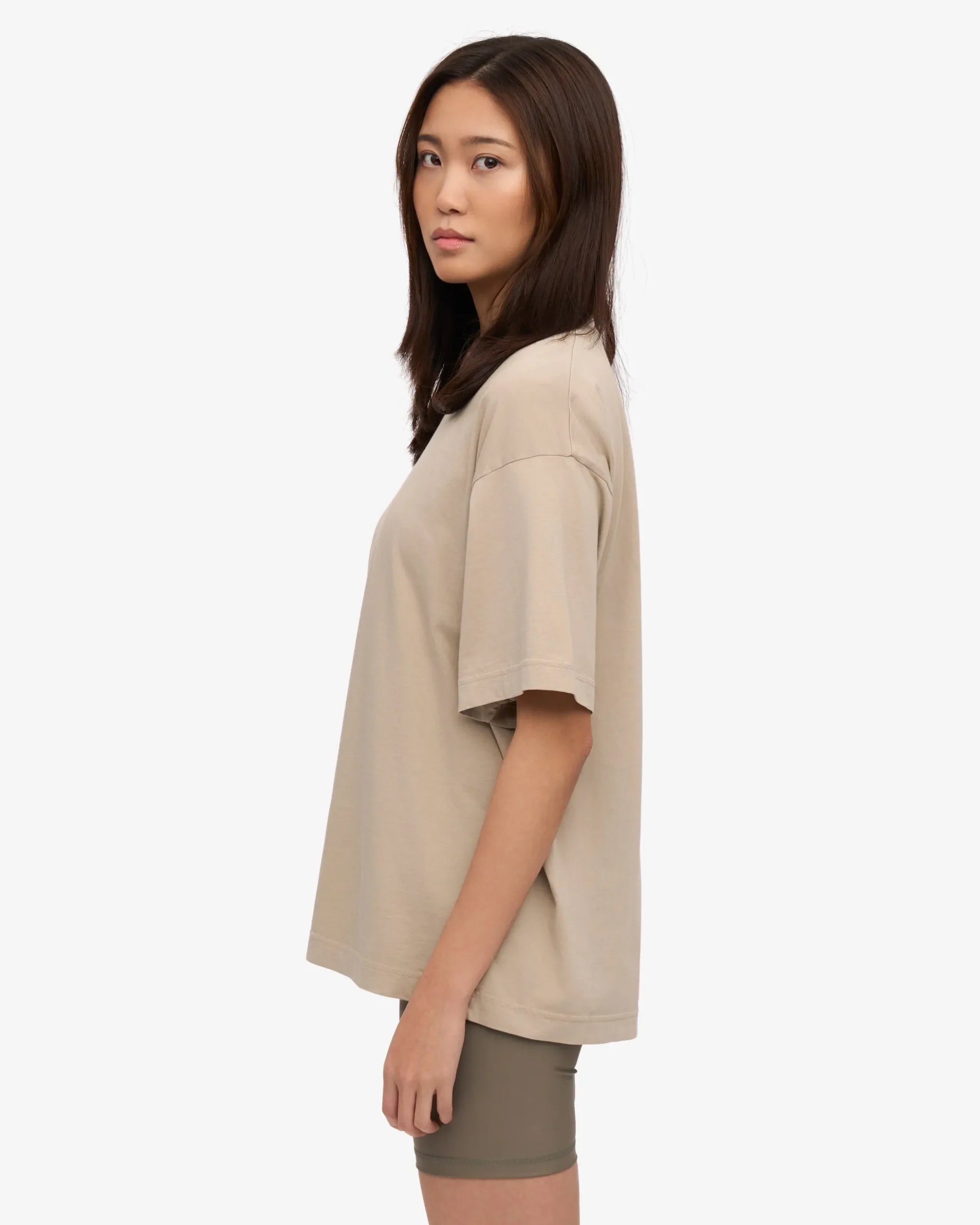 Oversized Organic T-Shirt - Oyster Grey