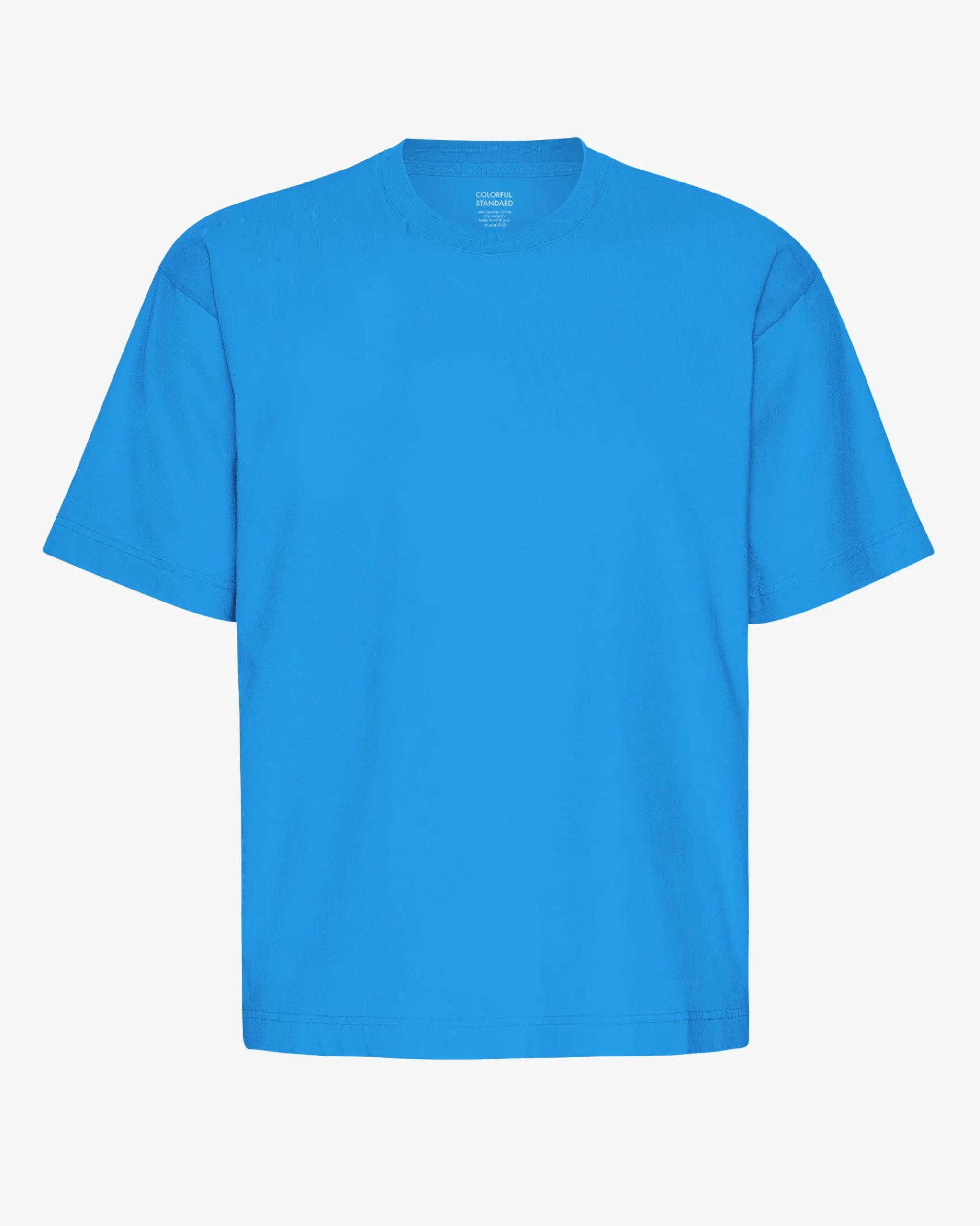 Oversized Organic T-Shirt - Pacific Blue