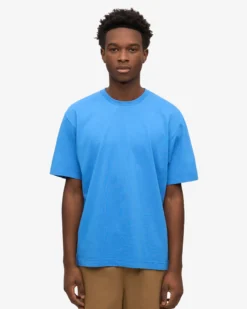 Oversized Organic T-Shirt - Pacific Blue