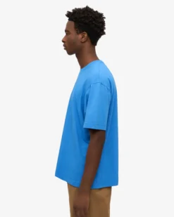 Oversized Organic T-Shirt - Pacific Blue