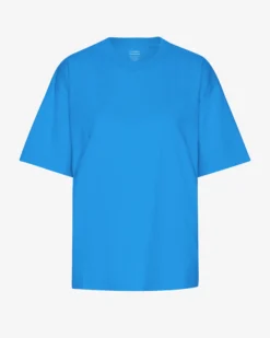 Oversized Organic T-Shirt - Pacific Blue
