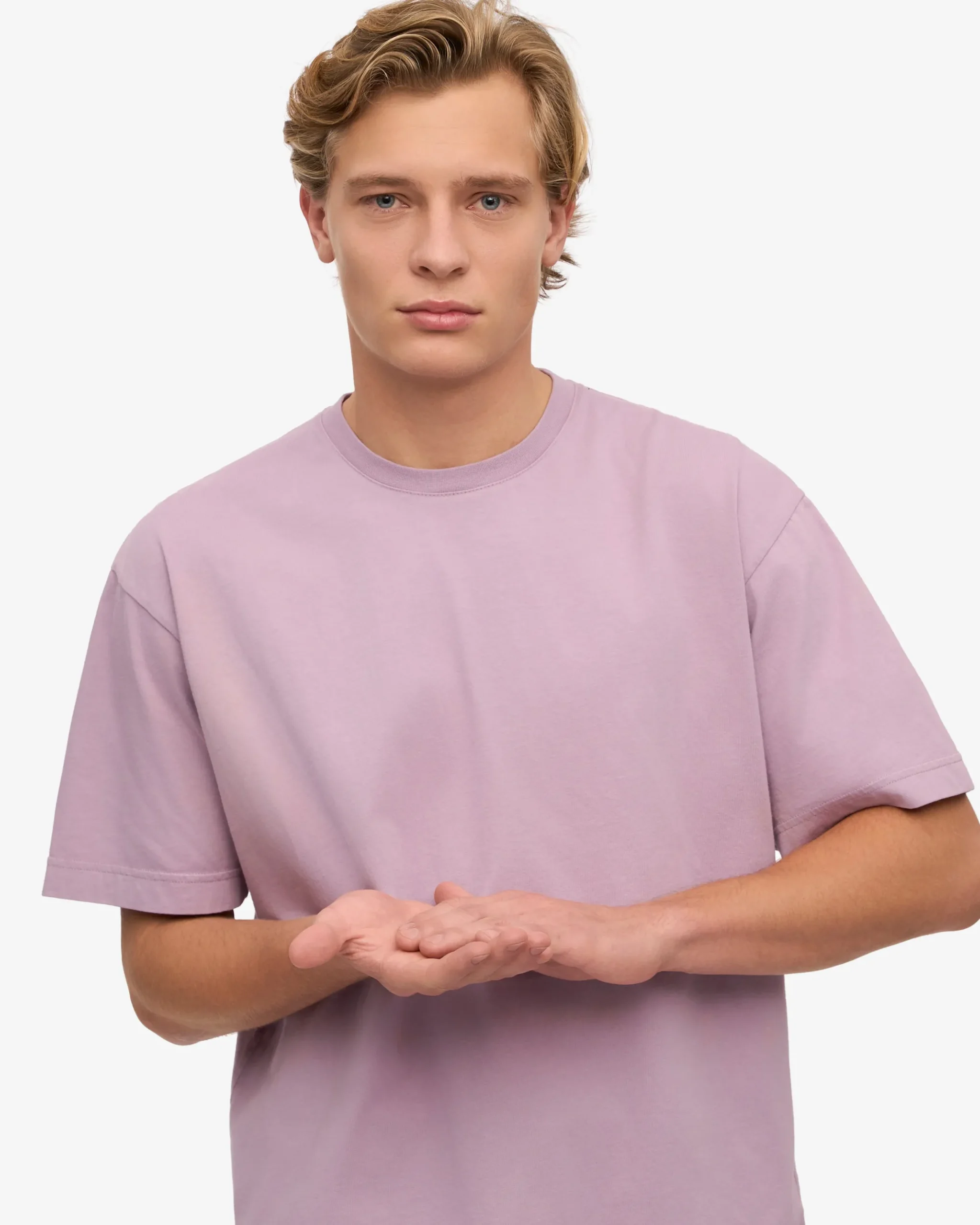 Oversized Organic T-Shirt - Pearly Purple
