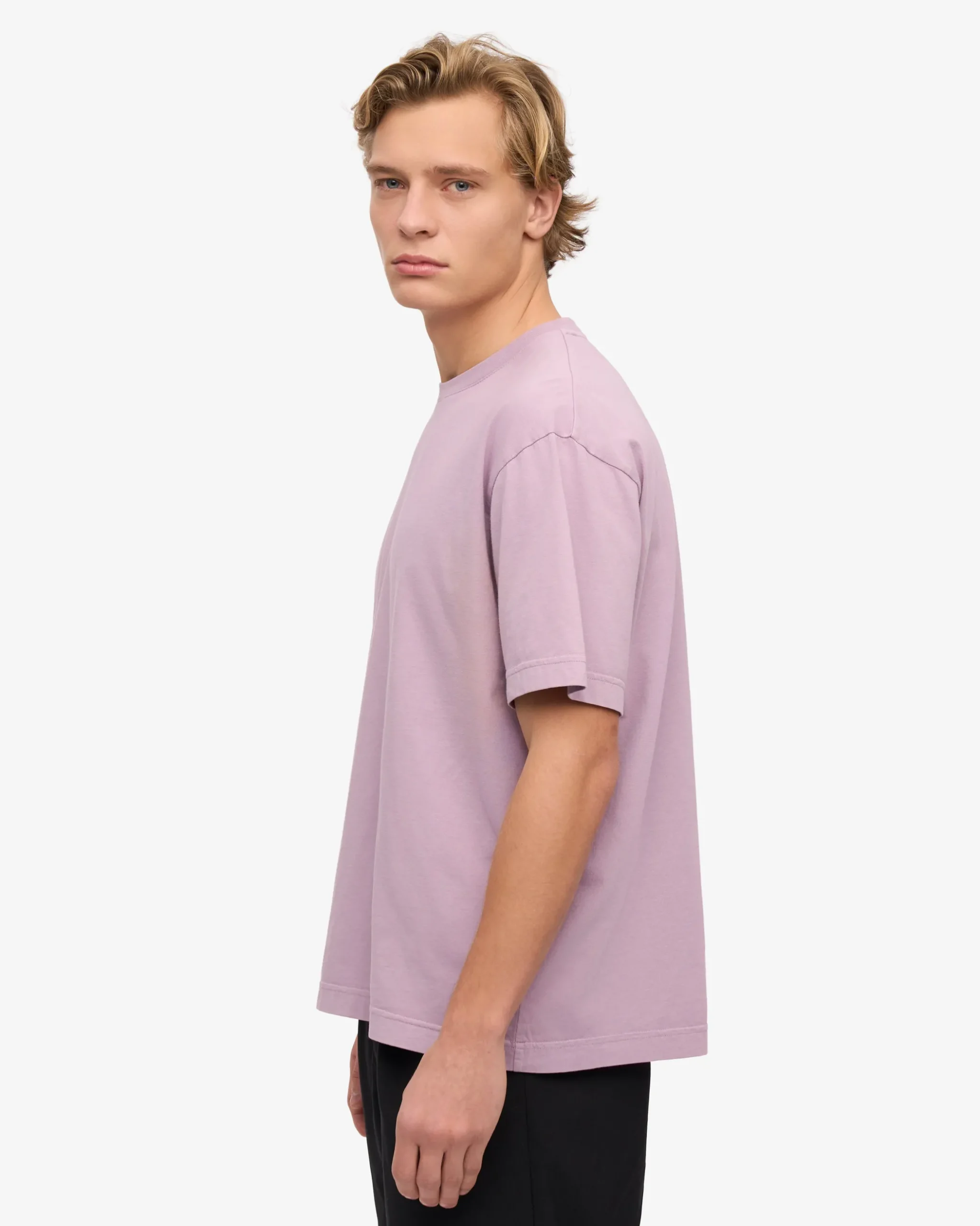 Oversized Organic T-Shirt - Pearly Purple