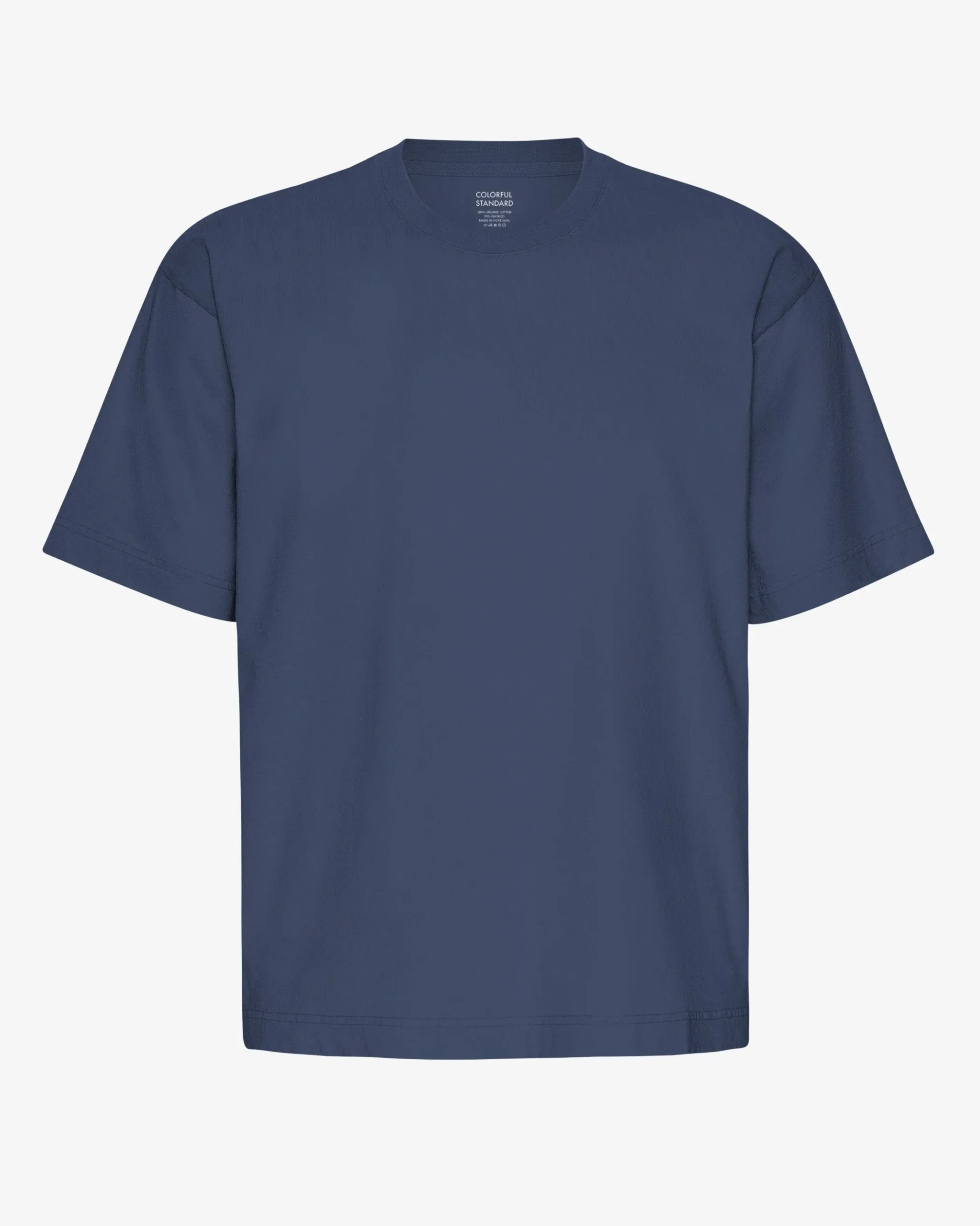 Oversized Organic T-Shirt - Petrol Blue
