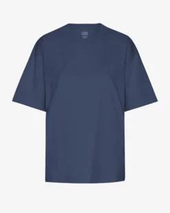 Oversized Organic T-Shirt - Petrol Blue
