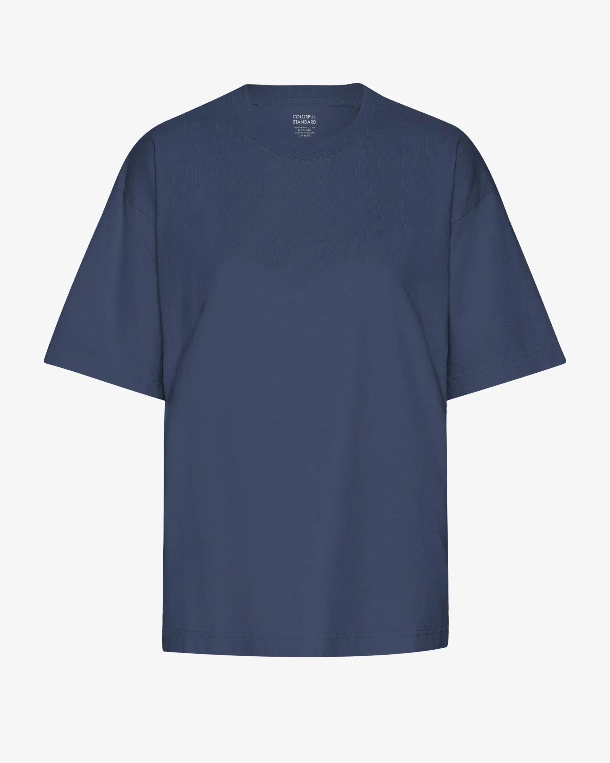 Oversized Organic T-Shirt - Petrol Blue