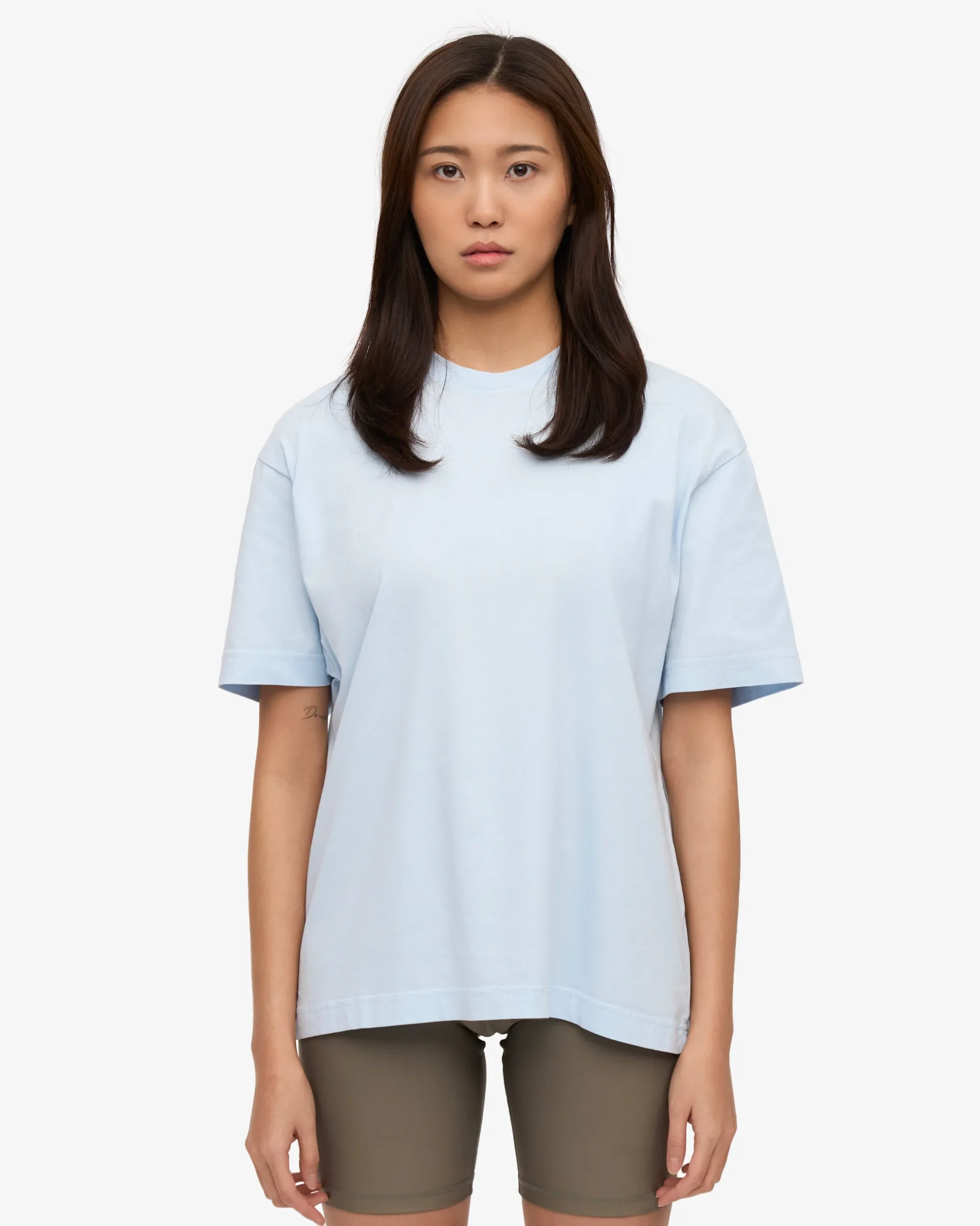 Oversized Organic T-Shirt - Polar Blue