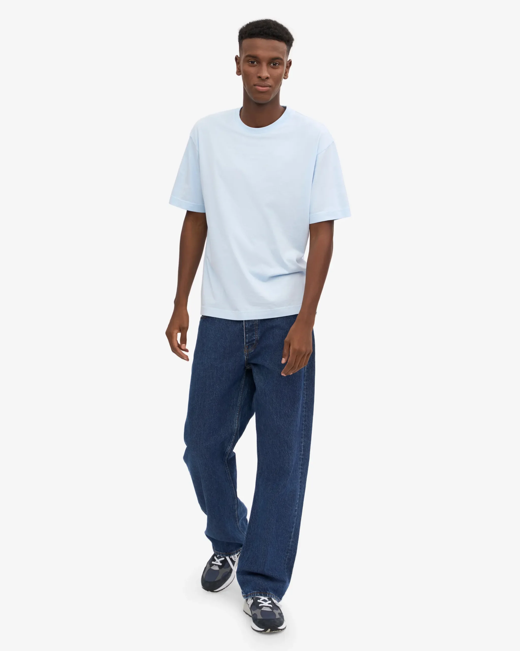 Oversized Organic T-Shirt - Polar Blue (3-Pack)